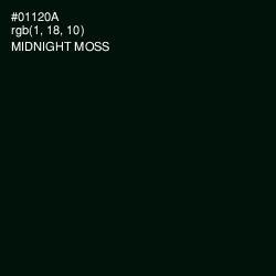 #01120A - Midnight Moss Color Image